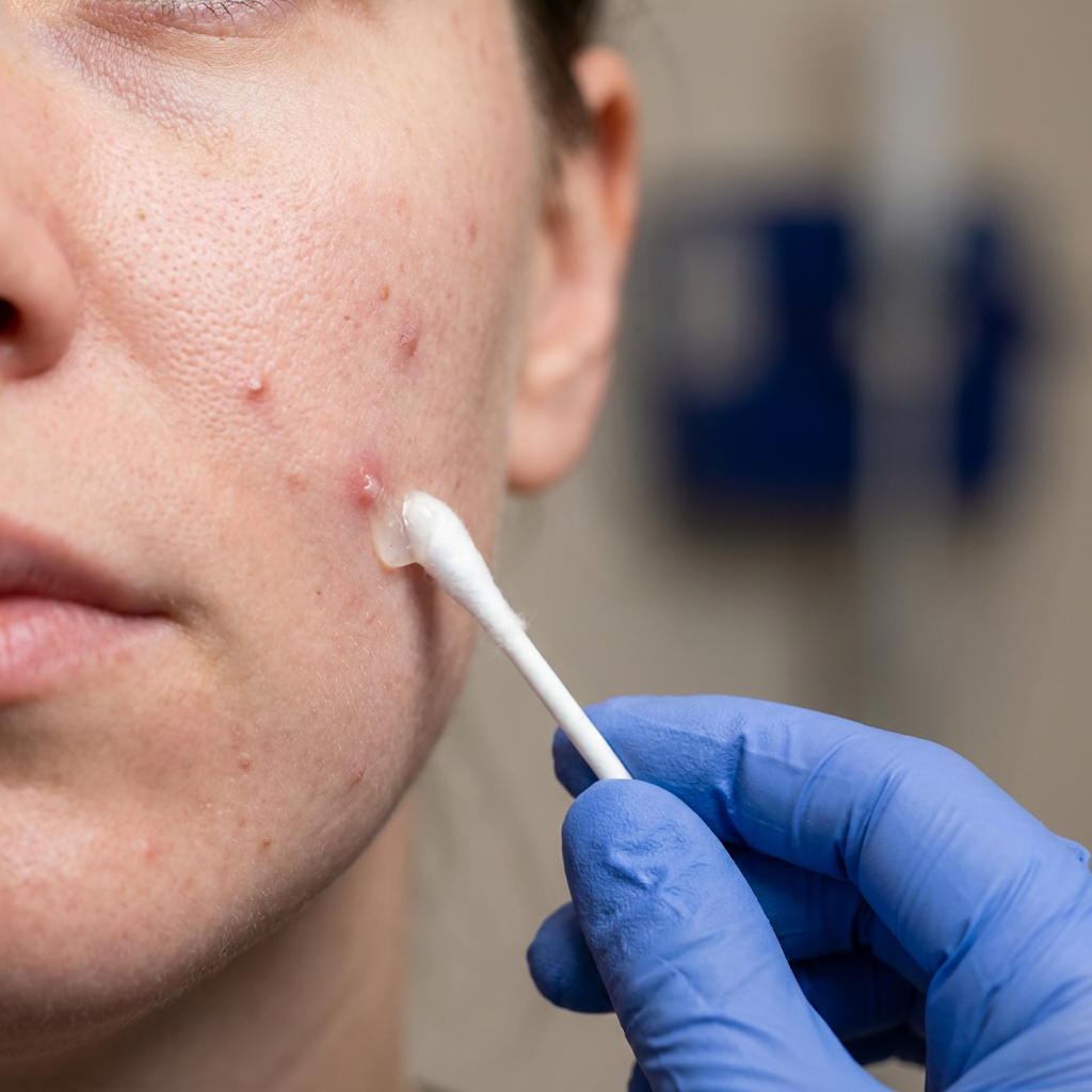 Active acne treatment